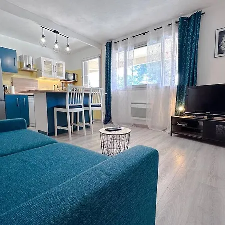 Apartamento Decaroli - Stylish And Central Renovated Modern Studio Saint-Laurent-du-Var